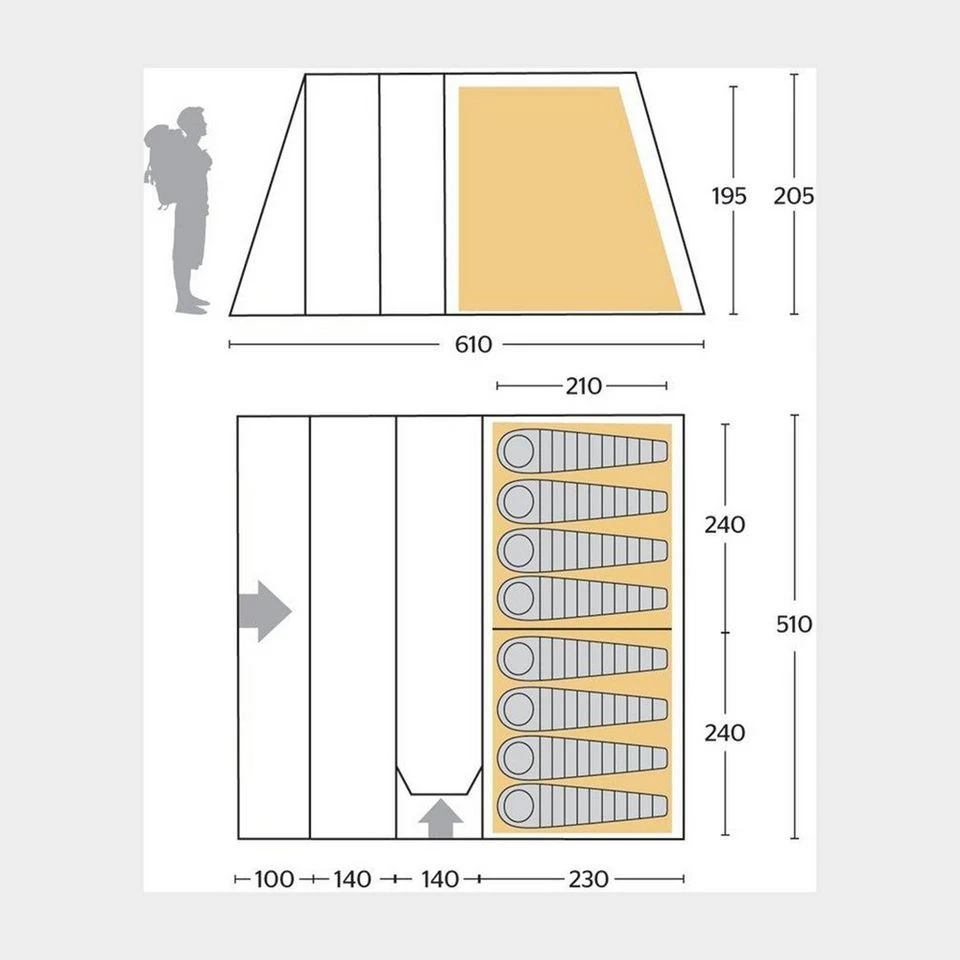 Vanguard Eclipse 8 Premium Family Tent 4 Vanguard Eclipse 8 Premium Family Tent - Image 2
