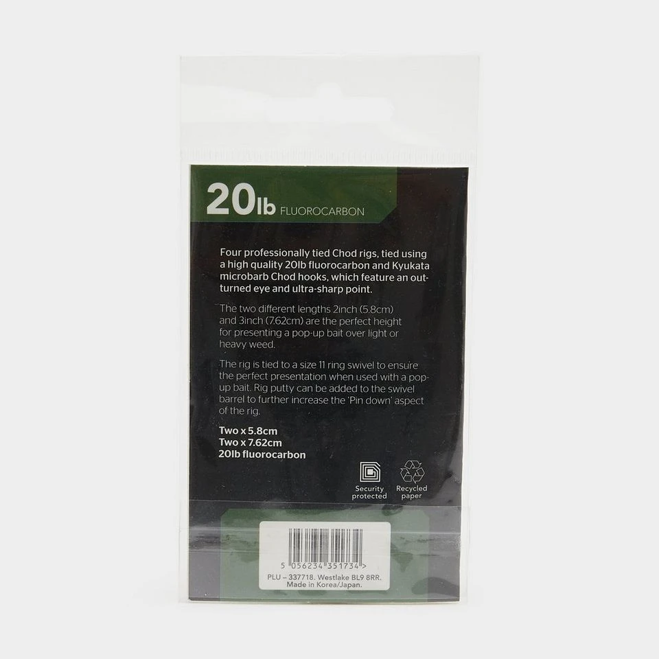 Chod Rig Mbarbed Sz 10 4Pcs 4 Chod Rig Mbarbed Sz 10 4Pcs - Image 2