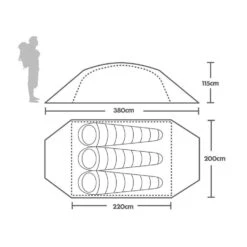 Berghaus Grampian 3 Tent -Outdoor Equipment Sale go 349266 b
