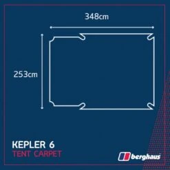 Berghaus Kepler 6 Tent Carpet -Outdoor Equipment Sale go 349275 b