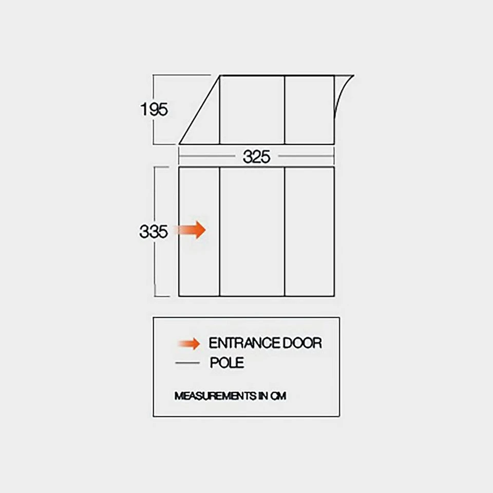 Vango Icarus 500 DLX Tent Awning 4 Vango Icarus 500 DLX Tent Awning - Image 2