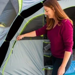 Coleman Meadowood 4 Person Large Tent With Blackout Bedrooms -Outdoor Equipment Sale go 409171 h