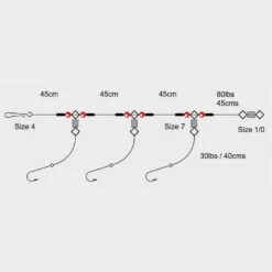 3 Hook Flapper 3 Up (Size 2)