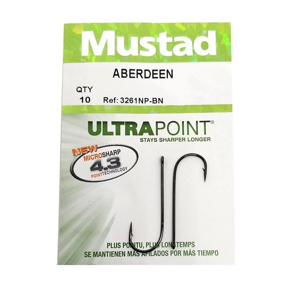 Mustad Aberdeen Hooks (Size 1) 5 Mustad Aberdeen Hooks (Size 1) - Image 3