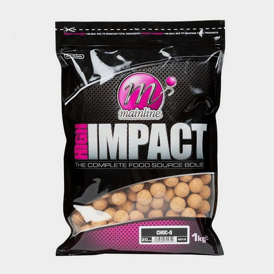 Mainline High Impact Choc-O Boilies 15mm 1kg 3 Mainline High Impact Choc-O Boilies 15mm 1kg