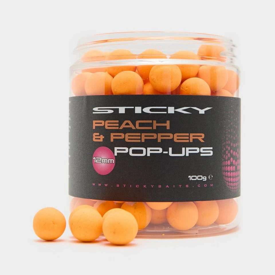 Sticky Baits 12Mm Peach & Pepper Pops 4 Sticky Baits 12Mm Peach & Pepper Pops - Image 2