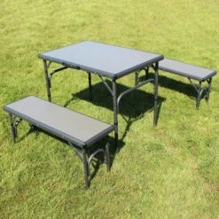Table And Bench Set -Outdoor Equipment Sale go 446077 z
