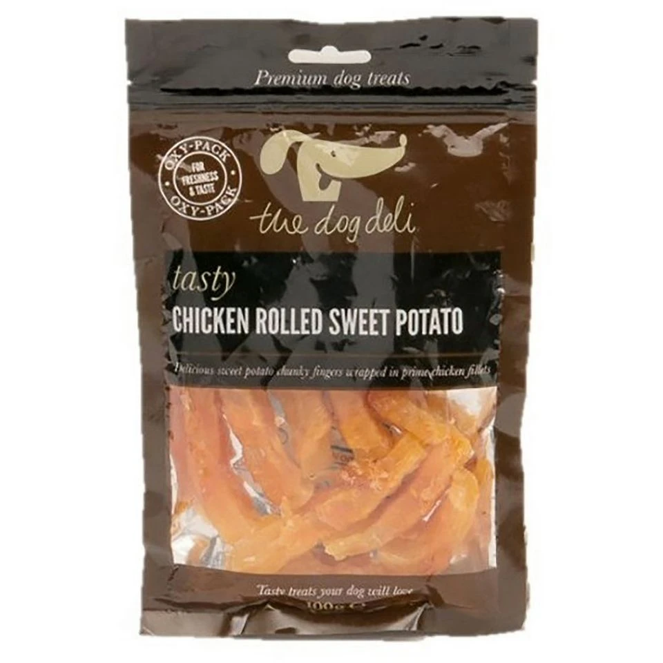 Dog Deli Chicken Rolled Sweet Potato 100g 4 Dog Deli Chicken Rolled Sweet Potato 100g - Image 2