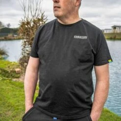 Preston Black T-Shirt -Outdoor Equipment Sale go 495878 b