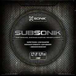 Sonik Camo Carp Mono Line (12lb) -Outdoor Equipment Sale go 497787 z