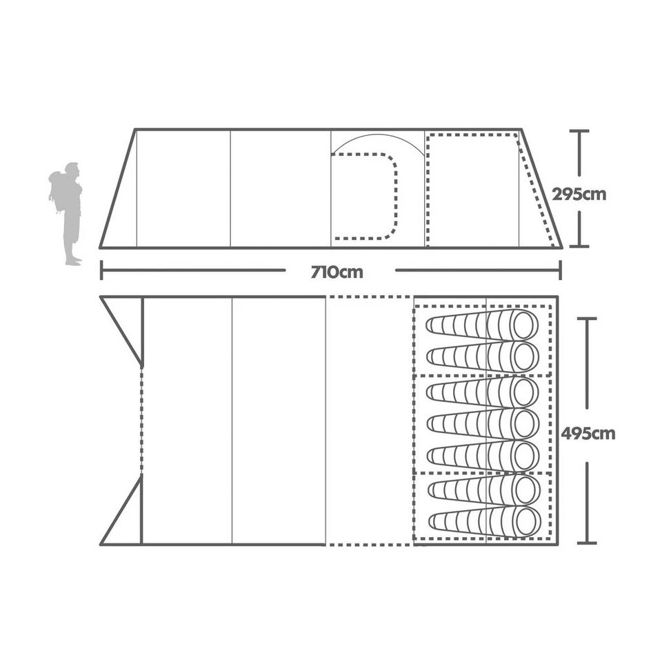 Berghaus Freedom 7 Nightfall Tent 4 Berghaus Freedom 7 Nightfall Tent - Image 2