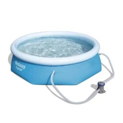 Bestway 8ft Fast Set Round Pool -Outdoor Equipment Sale go 511518 z