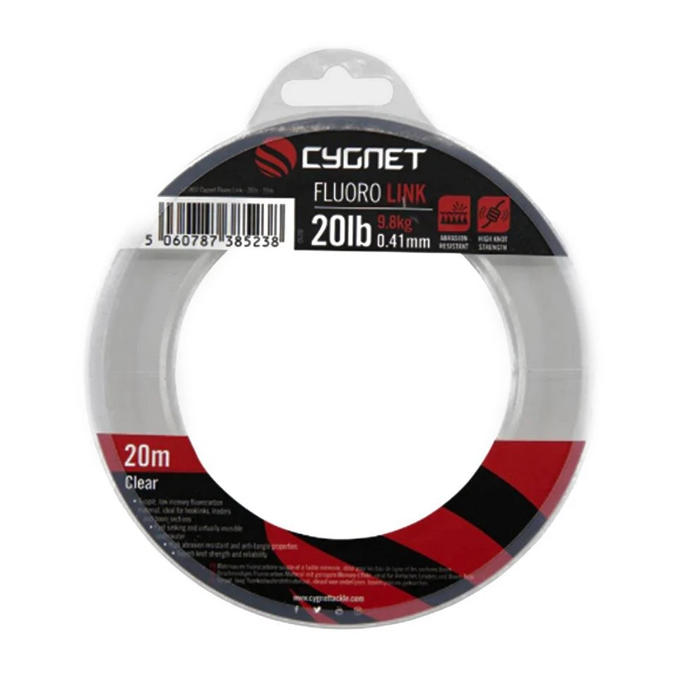 Cygnet Sniper Fluoro Link 20lb 9.80kg 0.41mm 20m 4 Cygnet Sniper Fluoro Link 20lb 9.80kg 0.41mm 20m - Image 2