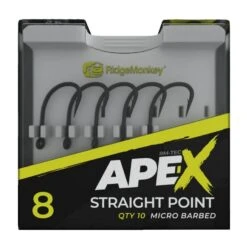 Ridgemonkey Ape-X Straight Hook Size 8 7 Ridgemonkey Ape-X Straight Hook Size 8 -Outdoor Equipment Sale go 672564 z